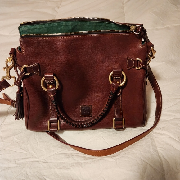 Dooney & Bourke Handbags - Dooney & Bourke Florentine Satchel - Chestnut